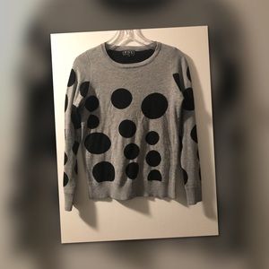 Grey and black sweater